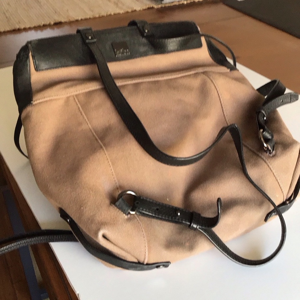 ✔️Kooba Leather & Canvas Backpack - Picture 5 of 16